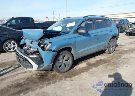 2025 Volkswagen Taos 1.5T S z USA, uszkodzony, nr VIN 3VV5C7B23SM087253